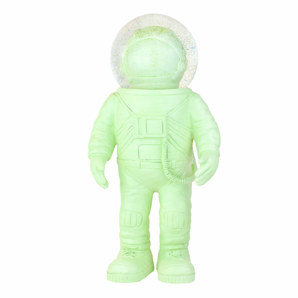 Donkey Products Summerglobe The Astronauts Giant, Glitter Ball, Snow Globe, Glass / Polyresin, Green, 30 cm, 360027