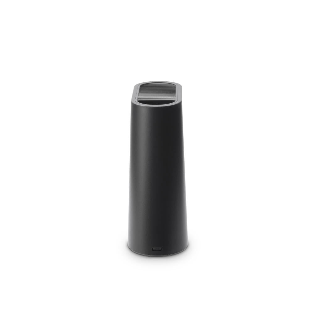 Brabantia Profile Messerblock mit Zusatzfach, Kunststoff, Dark Grey, 129889