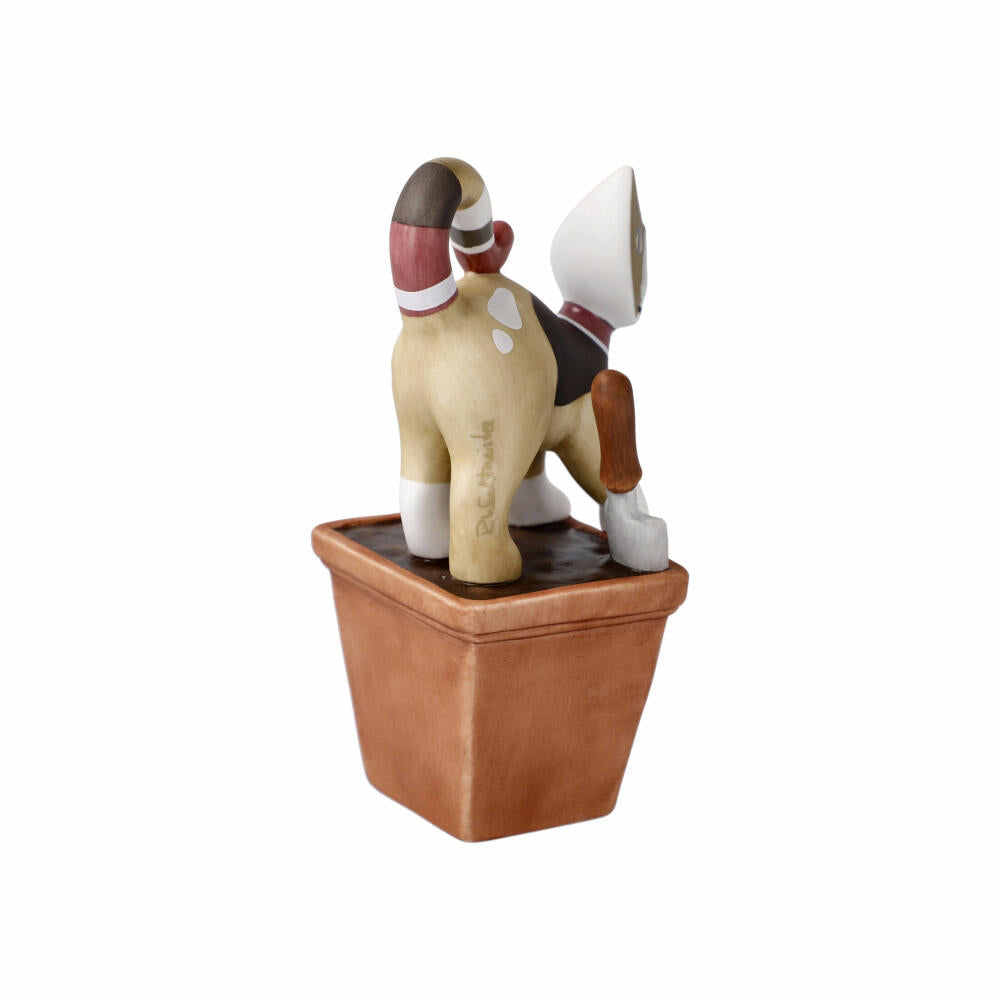 Goebel Figurine Rosina Wachtmeister - Cats Piccolo giardiniere, Cat World, Decorative Figure, Biscuit Porcelain, Colorful, 31400781