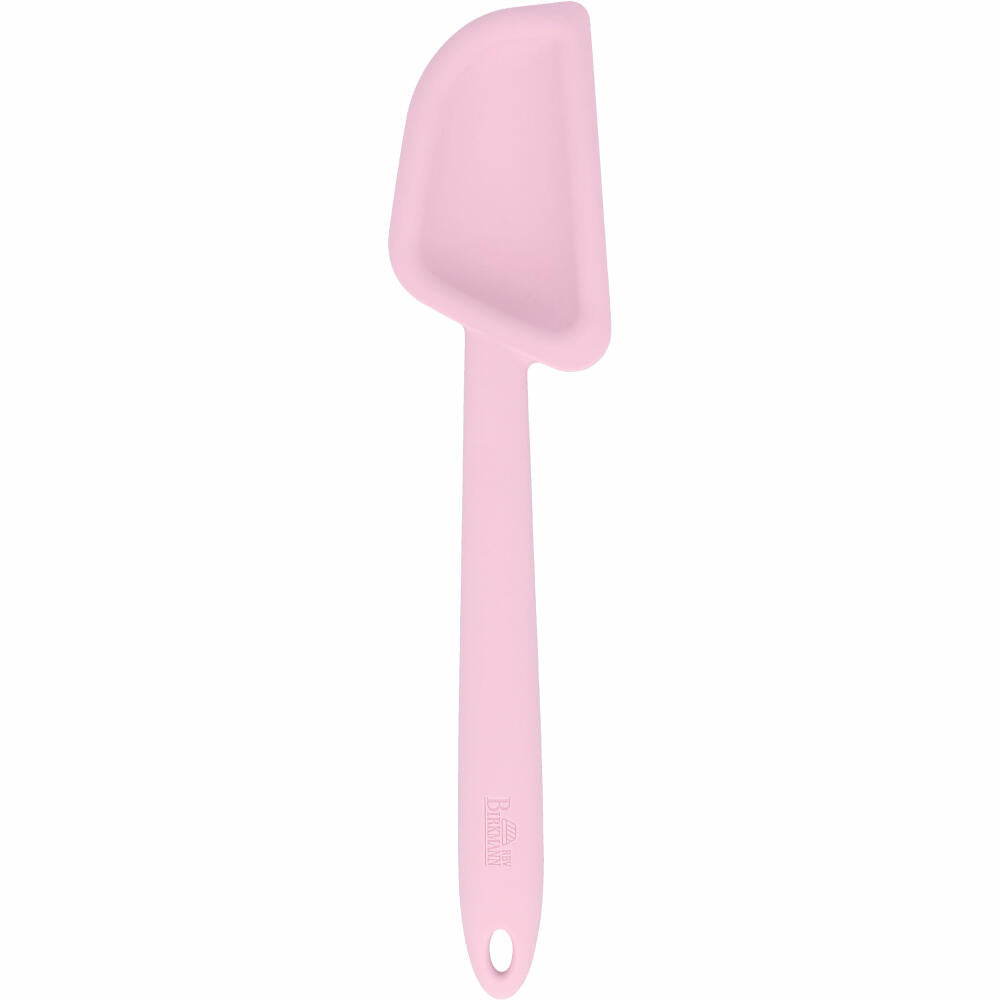 Birkmann Colour Kitchen spoon, dough scraper, cooking spoon, spoon, silicone with metal core, pink, 29 cm, 422544