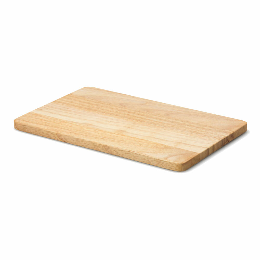 Continenta cutting board, kitchen board, wooden board, serving board, rubberwood, 29 x 18.5 cm, 3255