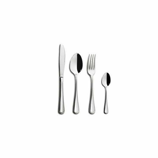 Comas cutlery set Ingles M 24-piece, table cutlery, stainless steel 18/10, silver-colored, 7123