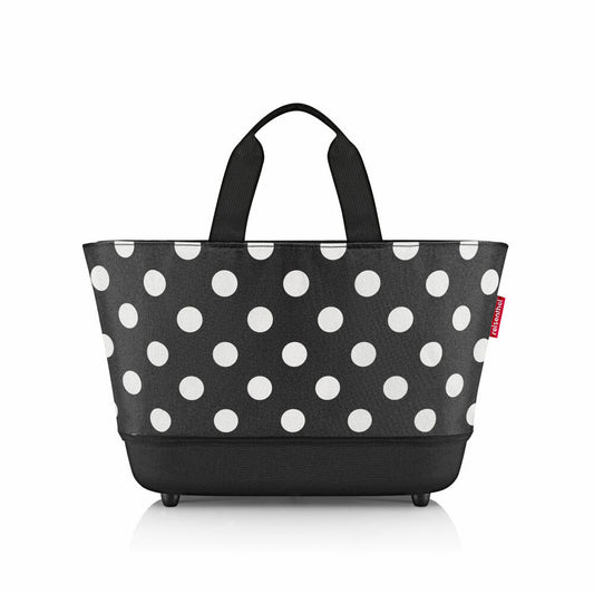 reisenthel shoppingbasket, Einkaufstasche, Einkaufskorb, Tasche, Dots White, 22 L, BE7073