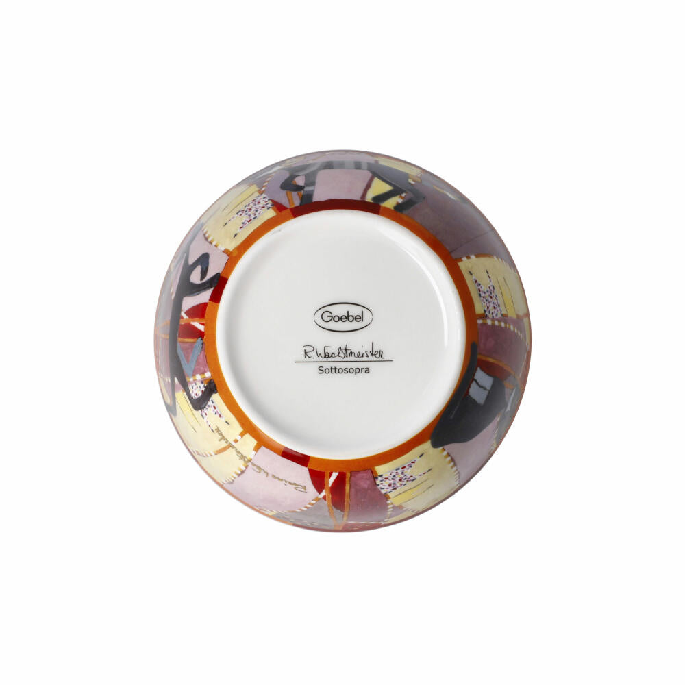 Goebel Schale Rosina Wachtmeister - Soffioni, Dekoschale, Fine Bone China, Bunt, 15 cm, 66861051