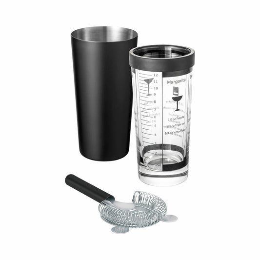 Blomus Lounge Boston Shaker Set, Cocktailshaker, Cocktailmixer, Cocktail Mixer, Black, 64291