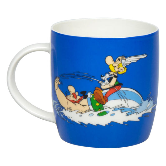 Könitz Mug Asterix Swimming - Rodent, Cup, Coffee Cups, New Bone, Blue, 400 ml, 1172752850