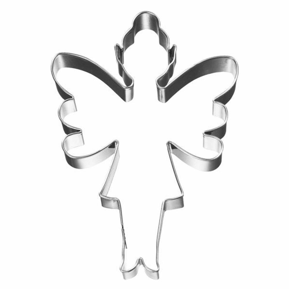 Birkmann Cookie Cutter Fairy Standing, Cookie Cutter, Cookie Mold, Biscuit, Cookies, Stainless Steel, 11 cm, 197312