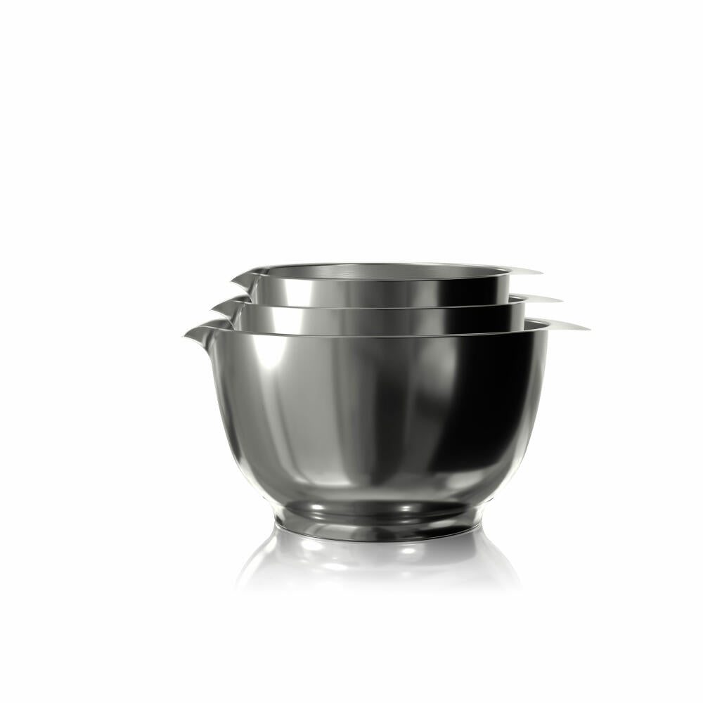 Rosti bowl set Margrethe 3-piece, bowls, steel, silver-colored, 1.5 + 2 + 3 L, 23921