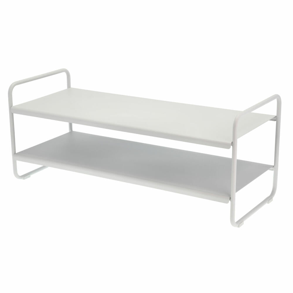 Zone Denmark Shoe Rack A-Shoe Rack Soft Grey, Shoe Rack, Steel, Grey, 80 cm, 33534