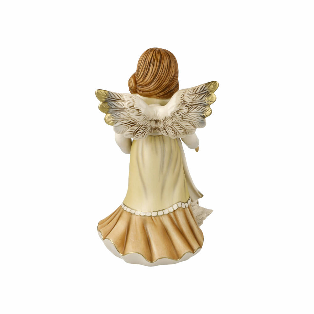 Goebel Angel Graceful Swan Friend, Decorative Figure, Stoneware, Champagne, 26 cm, 41670071