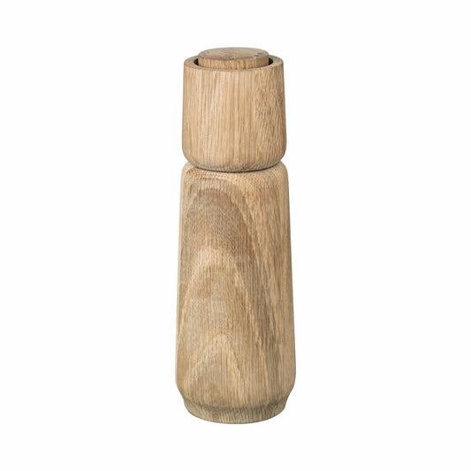 Blomus Salz- & Pfeffermühle Ro Oak Light, Gewürzmühle, Eiche, Weiß, 16 cm, 64267