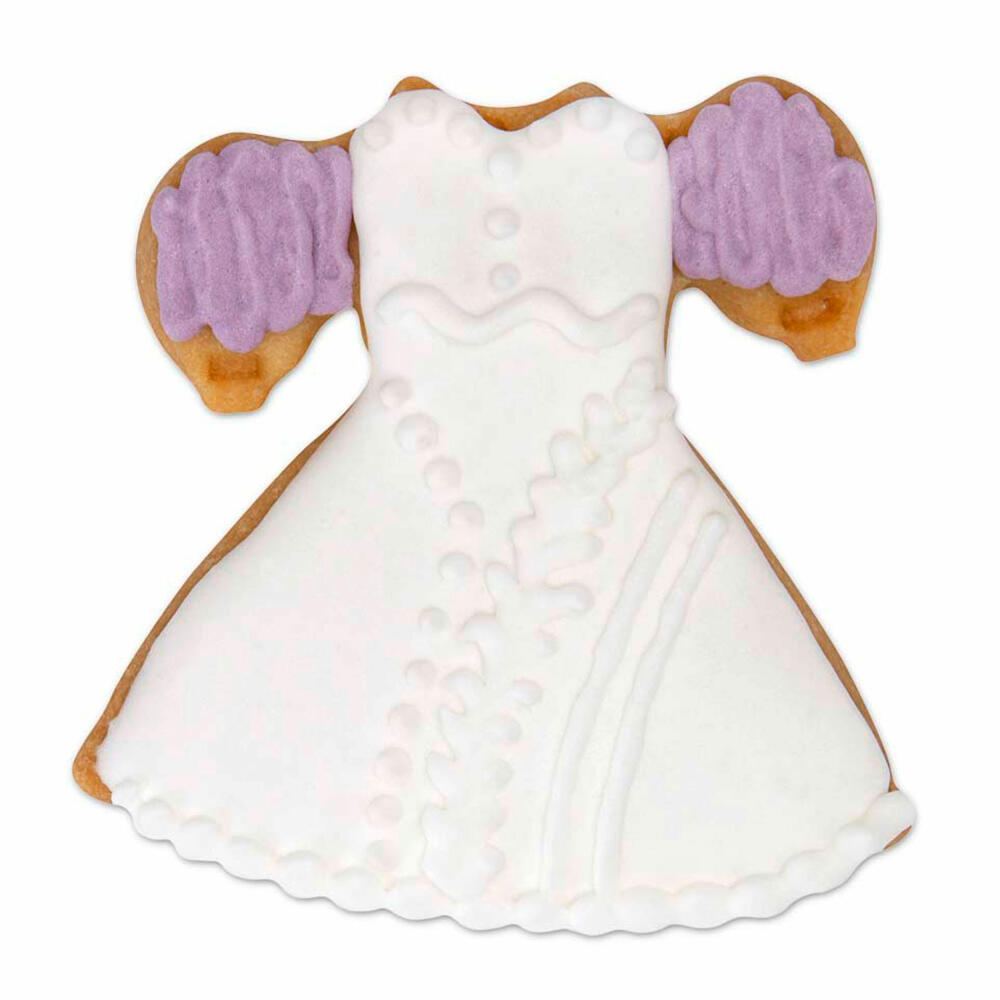 Städter embossed cookie cutter with ejector dress, cookie cutter, cookie mold, biscuit, cookies, plastic, 6 cm, 170377