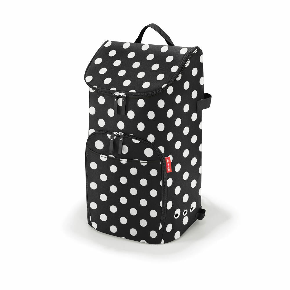 reisenthel citycruiser bag, Einkaufstasche für citycruiser rack, Tasche, Dots White, 45 L, DF7073