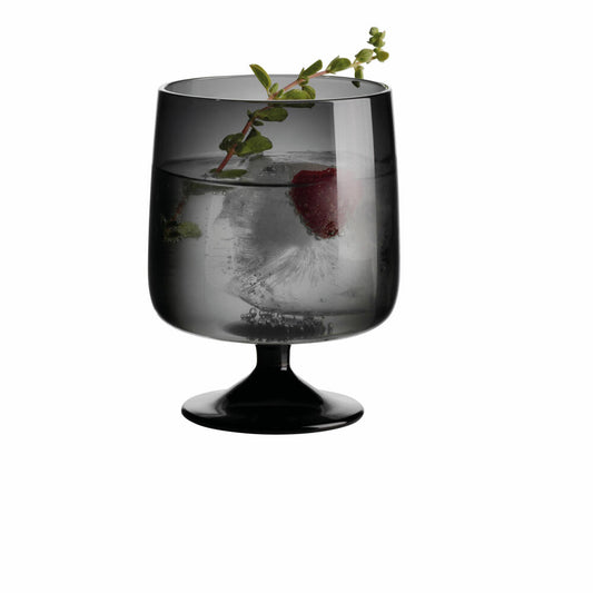 ASA Selection sarabi Stielglas, Cocktailglas, Weinglas, Trinkglas, Wasserglas, Glas, Grau, 200 ml, 53505009