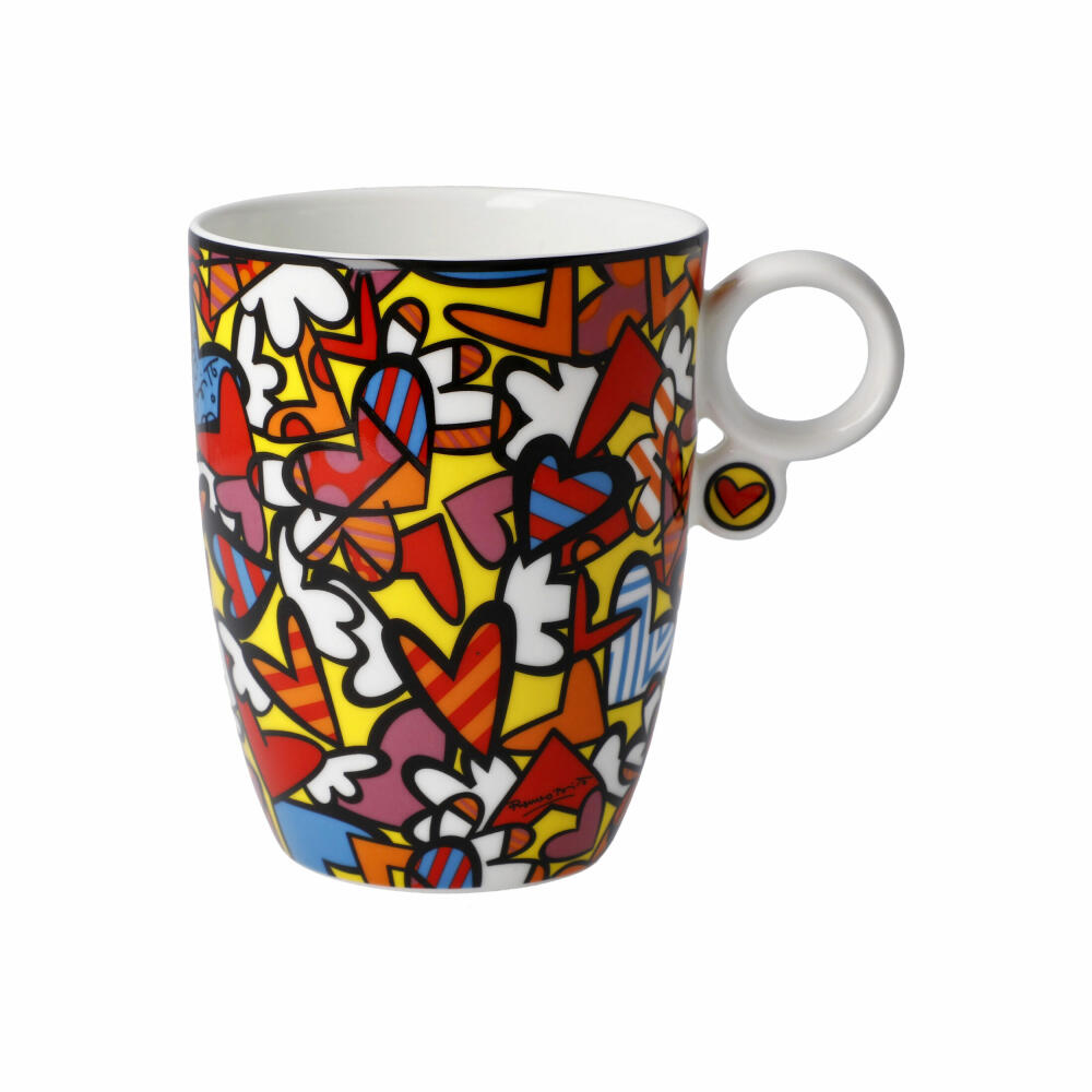 Goebel Künstlertasse Romero Britto - All We Need is Love, Tasse, Becher, Fine Bone China, Bunt, 400 ml, 66452841