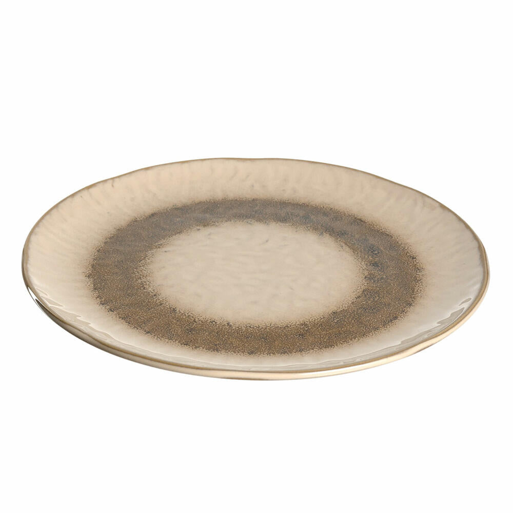 Leonardo ceramic plate MATERA, plate, dinner plate, ceramic, beige, 22.5 cm, 018534