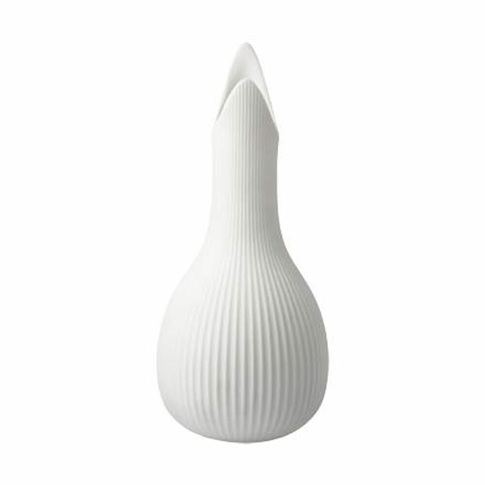 Goebel Vase Studio 8 - Pure Raindrop, flower vase, decorative vase, biscuit porcelain, white / pastel, H 25 cm, 26600081