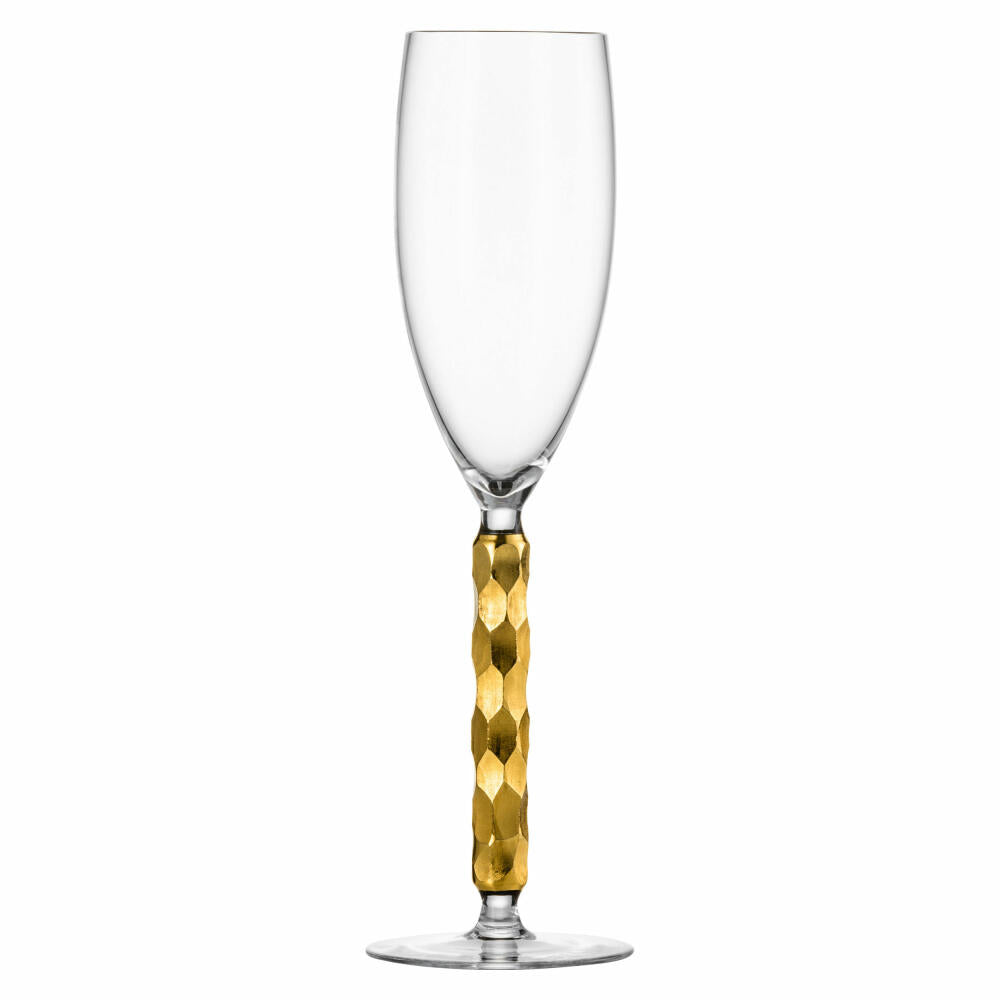 Eisch Champagnerglas Gold Champagner Exklusiv, Kristallglas, Gold, 300 ml, 47759872