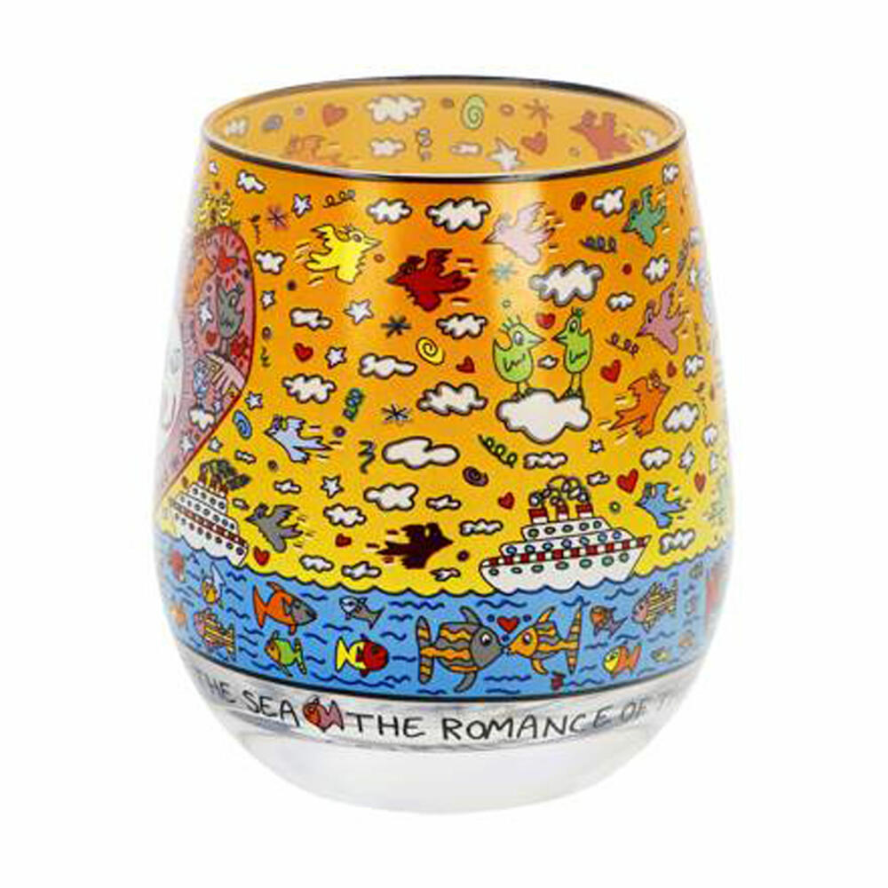 Goebel Lantern James Rizzi - Romance of the Sea, Tealight Holder, Candle Holder, Glass, 26103451