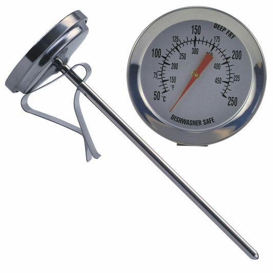 Städter fat and frying thermometer, kitchen thermometer, fat thermometer, stainless steel, 14 cm, 951150