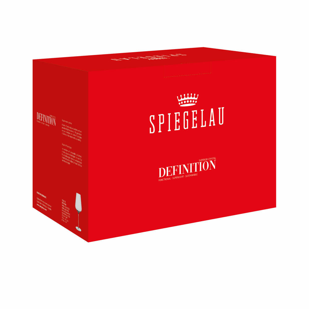 Spiegelau Bordeaux glasses set of 6 Definition, red wine glasses, crystal glass, 750 ml, 1350135