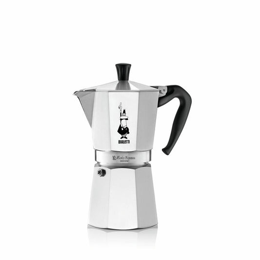 Bialetti Espresso Maker Moka Express for 9 Cups, Espresso, Espresso Pot, Coffee Maker, Aluminum, Silver, 420 ml, 1165