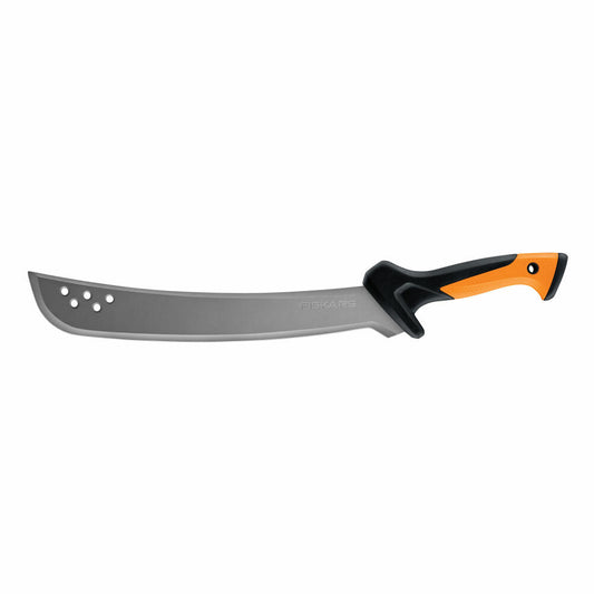 Fiskars Machete Solid CL-561, garden machete, steel, plastic, black, orange, 70 cm, 1051235