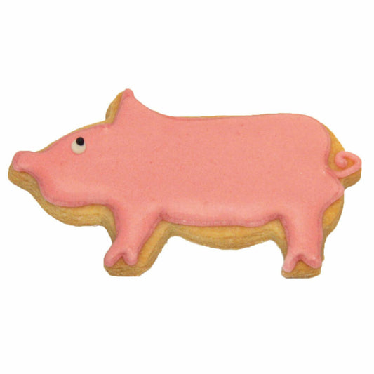Birkmann Ausstechform Schwein, Ausstecher, Plätzchenform, Keks, Plätzchen, Weißblech, 7.5 cm, 121010