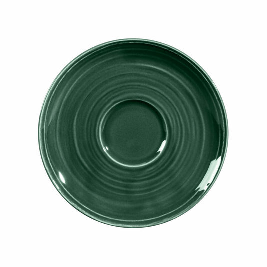 Seltmann Weiden Terra combination saucer large, saucer, porcelain, moss green, Ø 16.1 cm, 001.765013