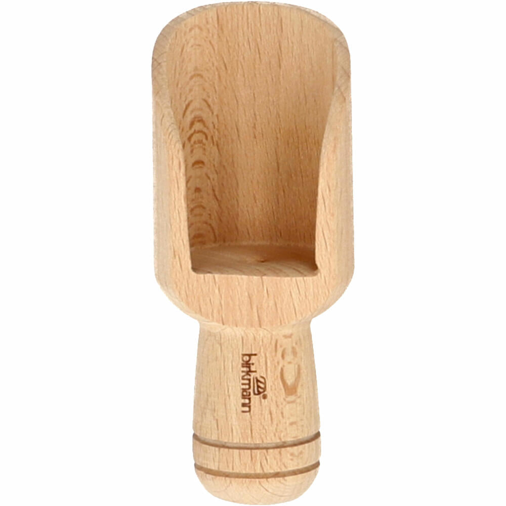 Birkmann Cause We Care wooden scoop, flour scoop, sugar scoop, beech wood, 10 x 4 cm, 889262