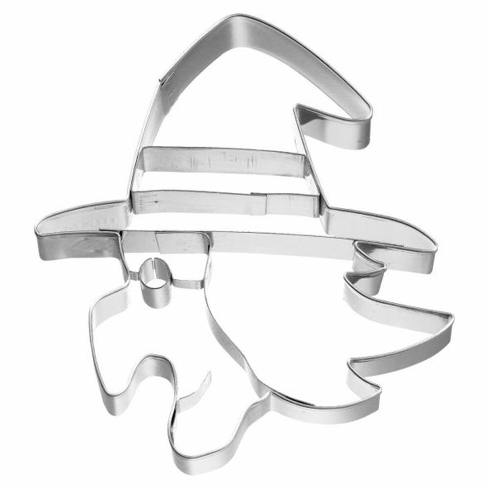 Birkmann cookie cutter witch face sideways, cookie cutter, cookie shape, biscuit, cookies, stainless steel, 8 cm, 195271