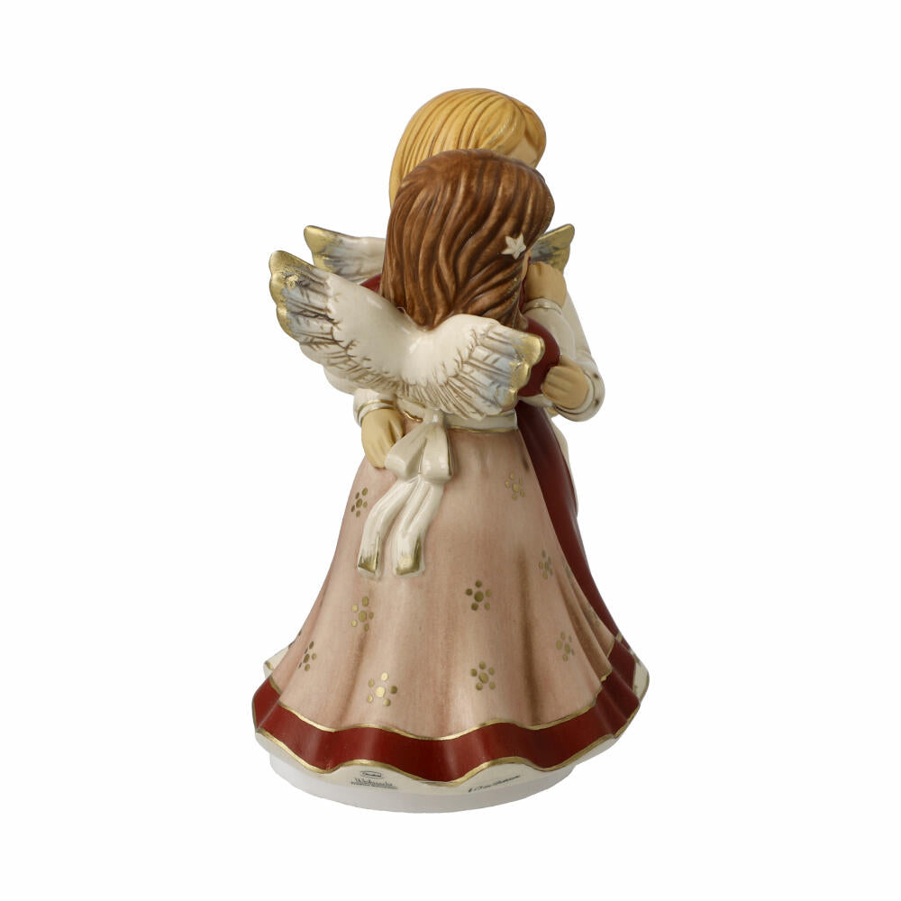 Goebel Angel Merry Christmas, with musical mechanism, stoneware, Bordeaux, 16 cm, 41686291