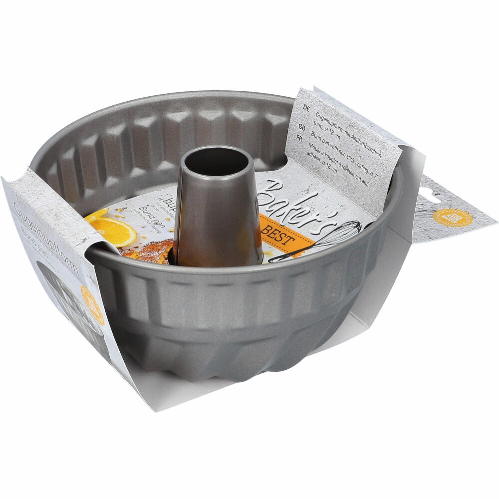 Birkmann Bakers Best Bundt cake pan, cake pan, baking pan, carbon steel, Ø 18 cm, 886117