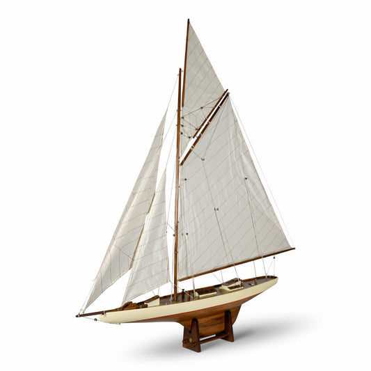 Authentic Models ship model Americas Cup Columbia Medium, sailing ship, decoration, wood / cotton, AS076F