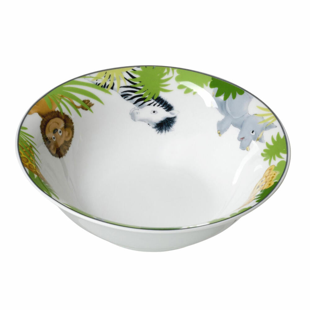Ritzenhoff & Breker Tiere Müsli Afrikatiere, Müslischale, Schale, Schüssel, Porzellan, Ø 16.5 cm, 427820