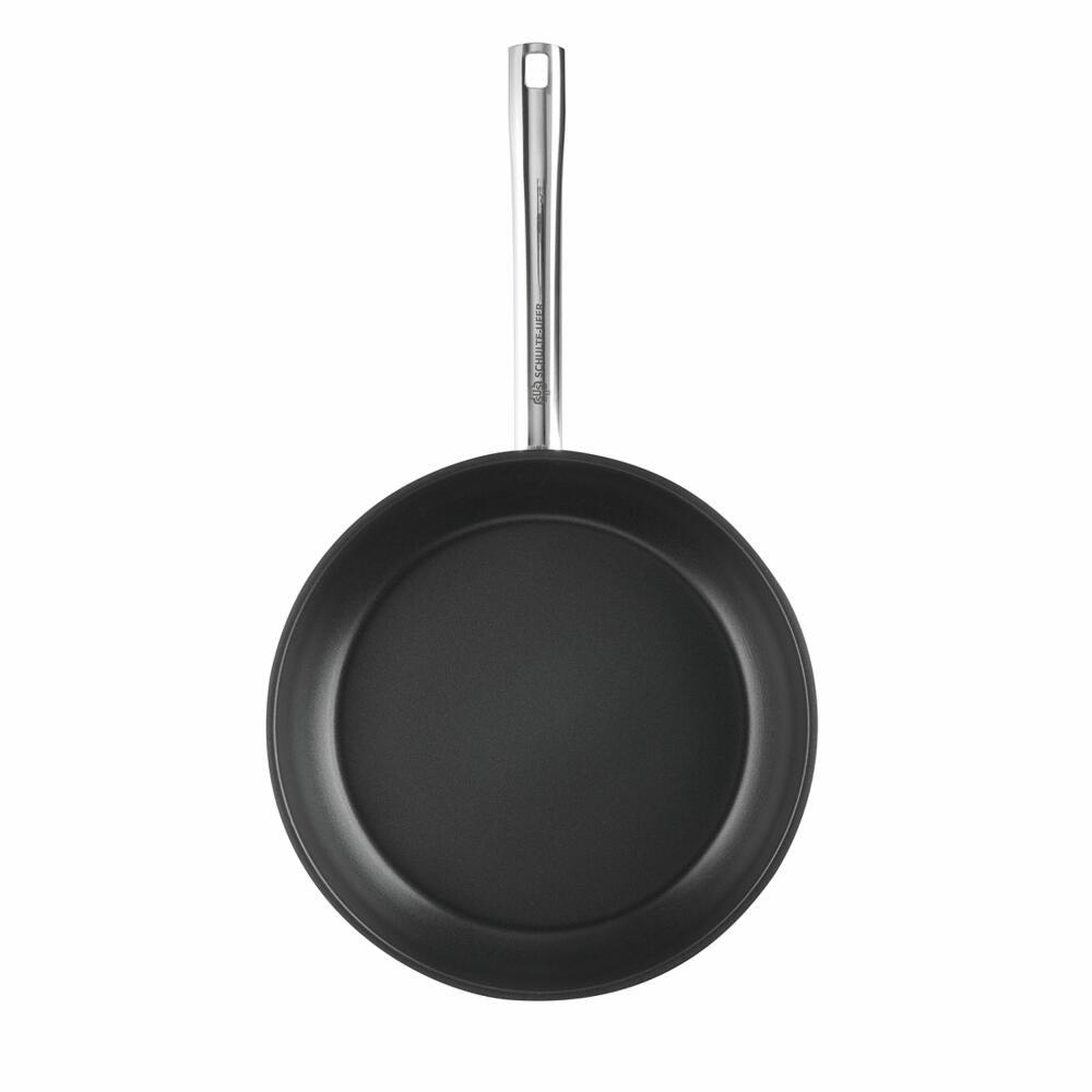 Schulte-Ufer frying pan Edena, Green Life, stainless steel 18/10, silver / black, 28 cm, 6876-28