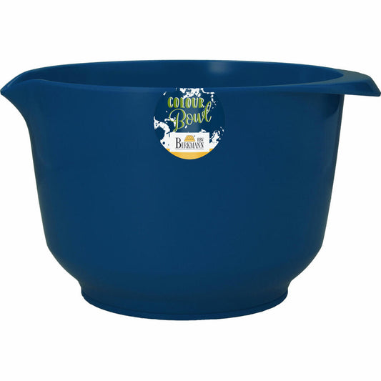 Birkmann Colour Bowl mixing and serving bowl, mixing bowl, bowl, melamine resin, dark blue, 3 liters, 709157