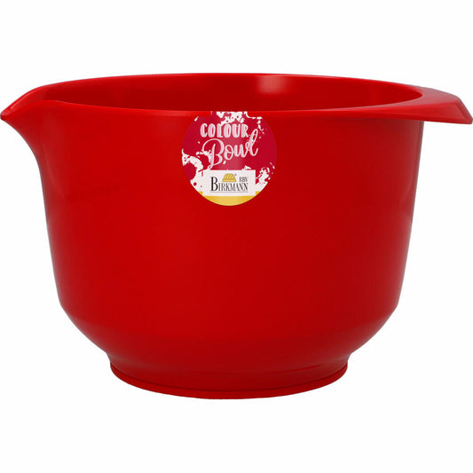 Birkmann Colour Bowl mixing and serving bowl, mixing bowl, bowl, melamine resin, red, 2 L, 708228