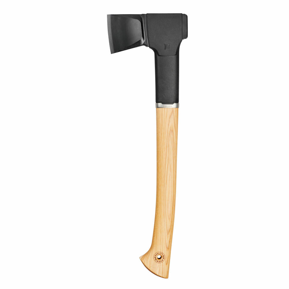 Fiskars Norden splitting axe N12, wood splitting axe, axe, tool, carbon steel, hickory wood, FiberComp plastic, black, 1051144