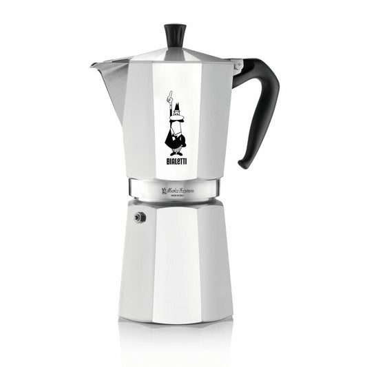 Bialetti Espresso Maker Moka Express for 18 Cups, Espresso, Espresso Pot, Coffee Maker, Aluminum, Silver, 810 ml, 1167