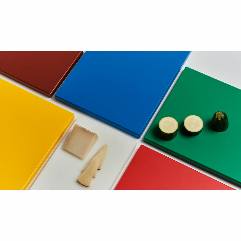 Comas Schneidebrett HDPD500, Schneidunterlage, Kunststoff, Gelb, 60 x 40 cm, 8556