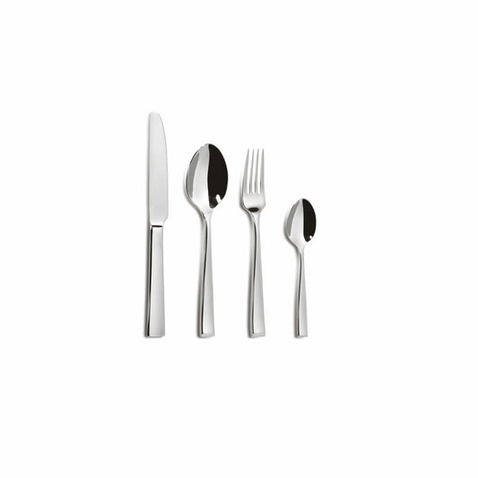 Comas cutlery set Iris 24-piece, table cutlery, stainless steel 18/10, silver-colored, 5965