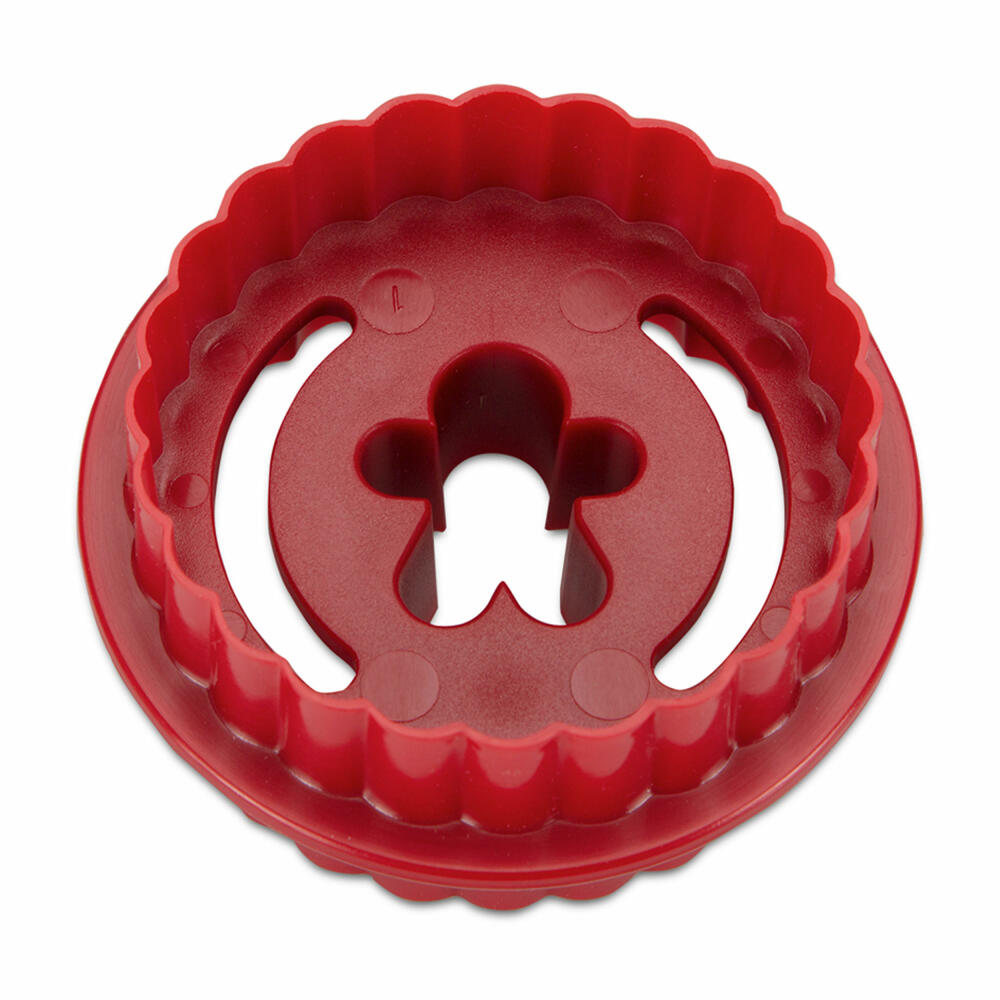 Städter Linzer Cookie Cutter Spitzbub Lebkuchenmann Wavy Double-Sided, Cookie Cutter, Cookie Mold, Cookies, Plastic, 954145