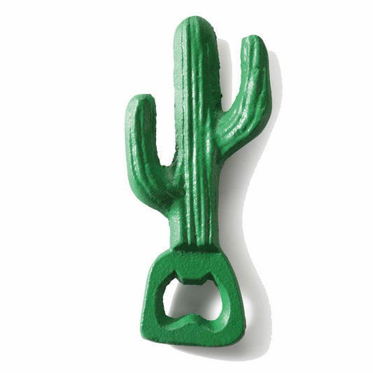 Donkey Caribbean Cactus Bottle Opener, Beer Opener, Cactus Opener, Iron, Green, 13 cm, 200593