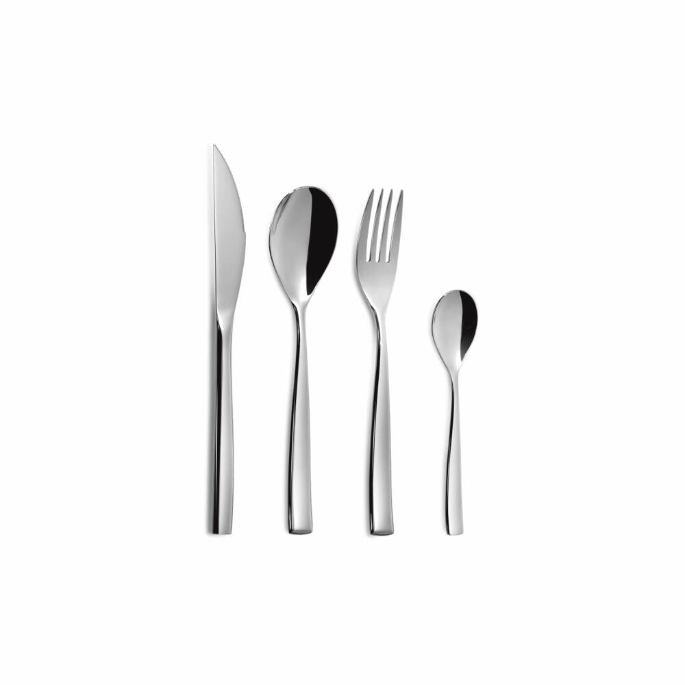 Comas cutlery set Ibiza 24-piece, table cutlery, stainless steel 18/10, silver-colored, 2797