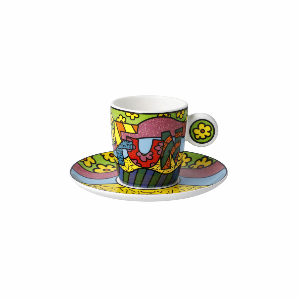 Goebel espresso cup Romero Britto - Fun, cup, mug, fine bone china, colorful, 100 ml, 66452861