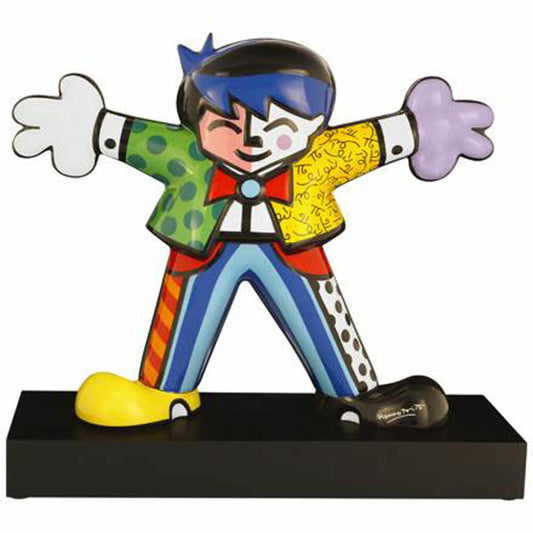 Goebel Figurine Romero Britto Hug Boy, Decorative Figure, Decoration, Porcelain, 66453261