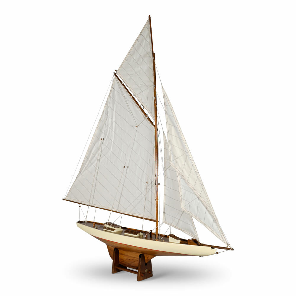 Authentic Models ship model Americas Cup Columbia Medium, sailing ship, decoration, wood / cotton, AS076F