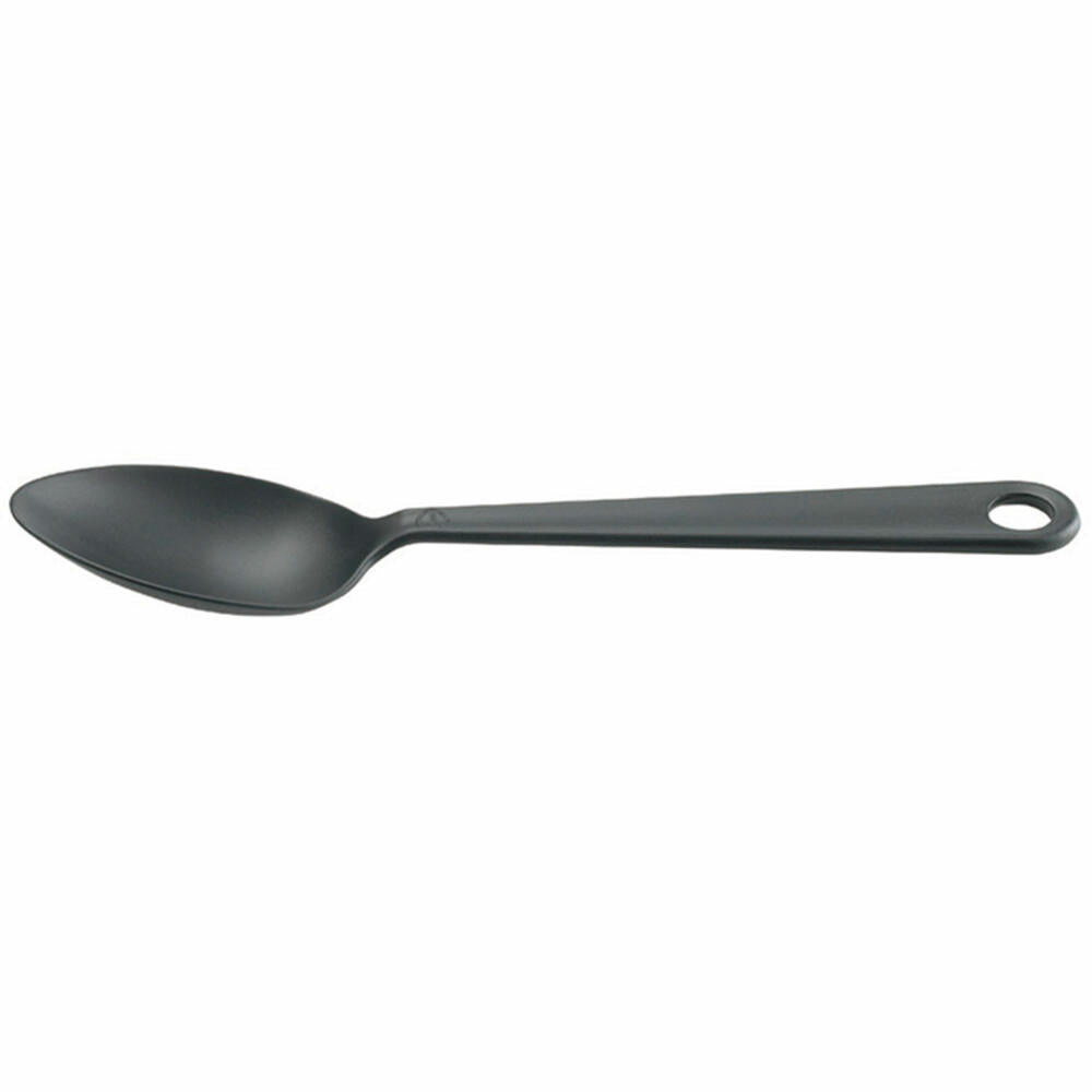 Eva Solo serving spoon, serving spoon, vegetable spoon, serving cutlery, buffet spoon, black, plastic, large, 26 cm, 118606