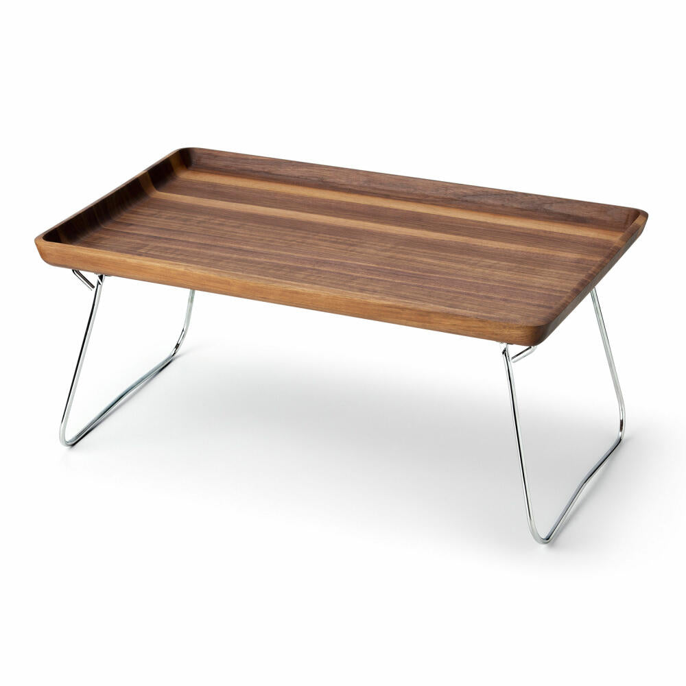 Continenta bed tray, bed tray, serving tray, breakfast tray, bedside table, walnut wood, 53 x 32 cm, 4241